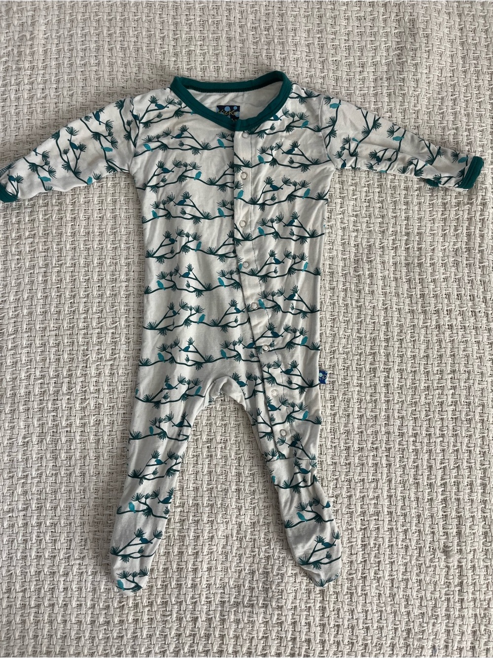 Kic kee pants bamboo Bird Print One-Piece for Kids